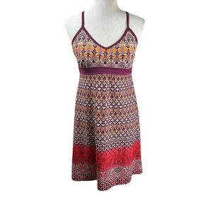 Athleta Shorebreak Swim Dress, Medium, Racer Back Removable Bra Cups,‎ Purple